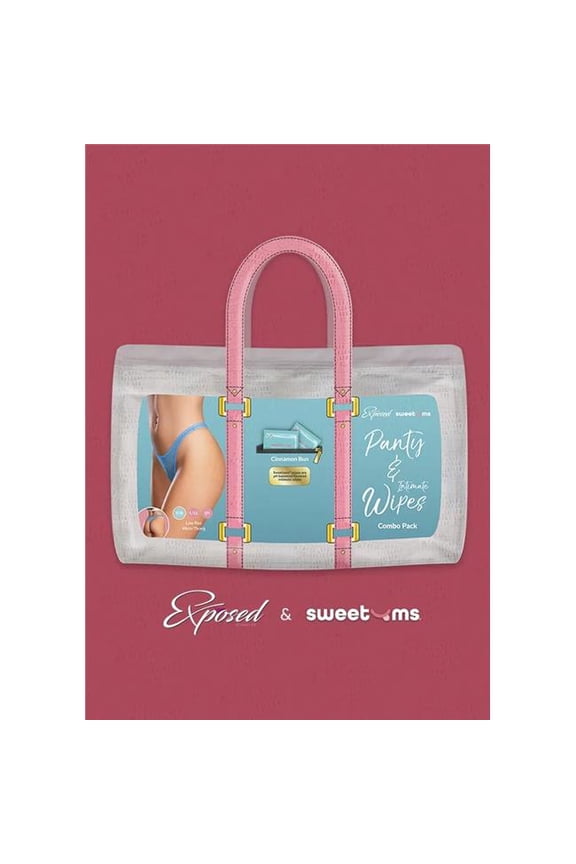 W422BLULRG Sweetums Low Rise Micro Thong, Blue Sugar - Large & Extra Large