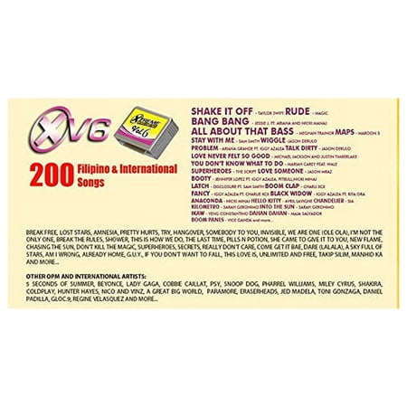 Magic Sing Karaoke - Extreme Collection Vol 06 Tagalog Mic Song Chip - Printed Media