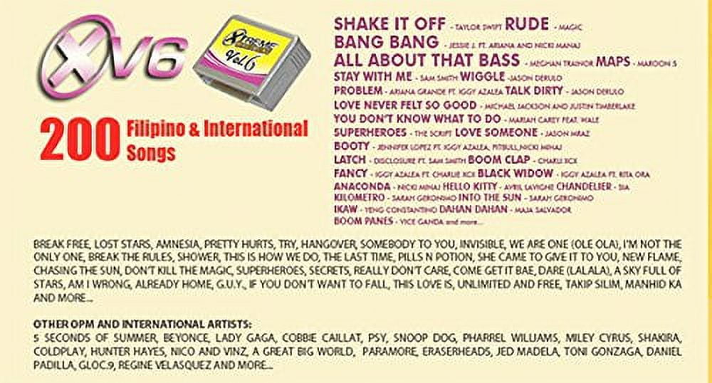 Magic Sing Karaoke Mic Song Chip Magic Sing Extreme Collection Vol 06 Tagalog Song Chip