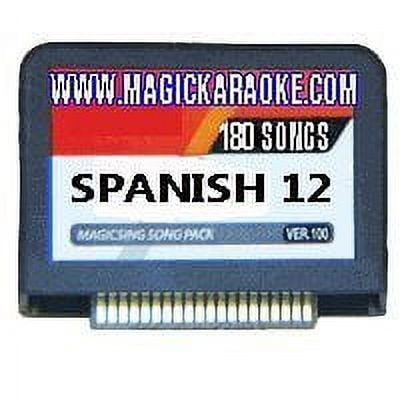 Magic Sing Nuevo Spanish Karaoke Mic Song Chips#12 - Add 180 More Songs to Your Magic Karaoke - A Perfect Gift for Song Lover