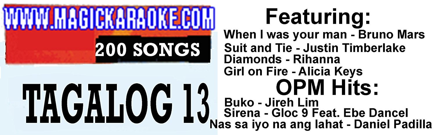 Magic Sing Tagalog 13 Newest Opm Pop Chip for Lead Singer - Karaoke Microphone Mic Chip Enjoy the Fun of Karaoke Song