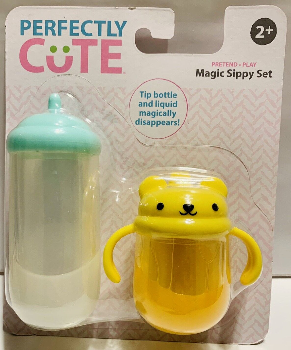Click N' Play Magic Disappearing Sippy Cup & Doll Pacifier Set, Baby Doll  Bottle With Milk, Accessories For Kids Ages 2-4, Pink - Imported Products  from USA - iBhejo