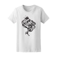 thumbnail image 1 of Magic Sleeping Fairy In Flower Women T-Shirt - Image by Shutterstock, Female Small, 1 of 2