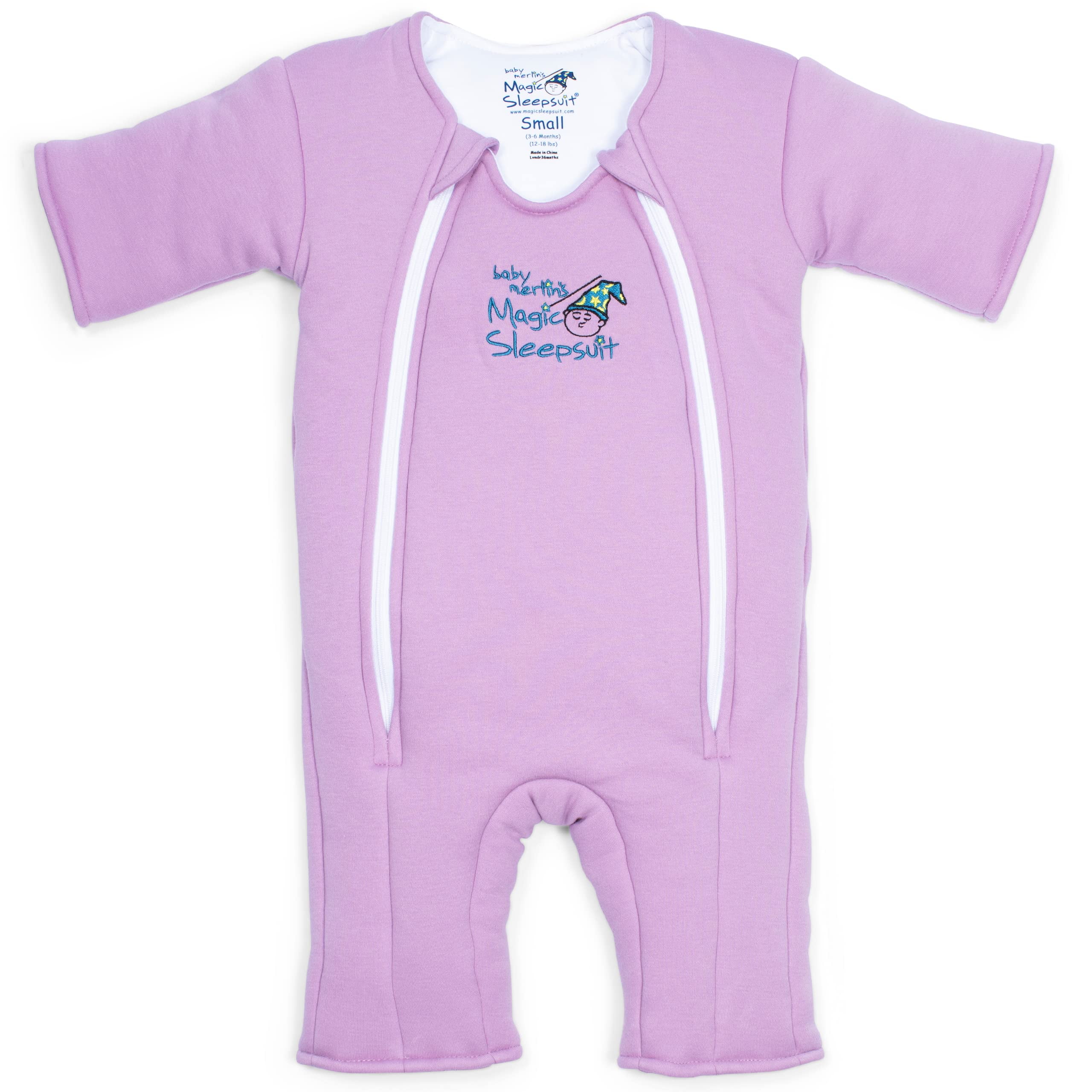 Magic Sleepsuit Baby Merlin s 100 Cotton Baby Transition Swaddle Baby Sleep Suit Lavender 3 6 Months Walmart