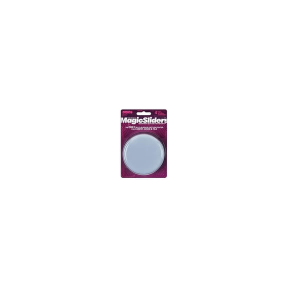 Magic Sliders 04100 Surface Protectors, Furniture Sliding Discs, Adhesive, 4-in. Round, 4-Pk. - Quantity 3