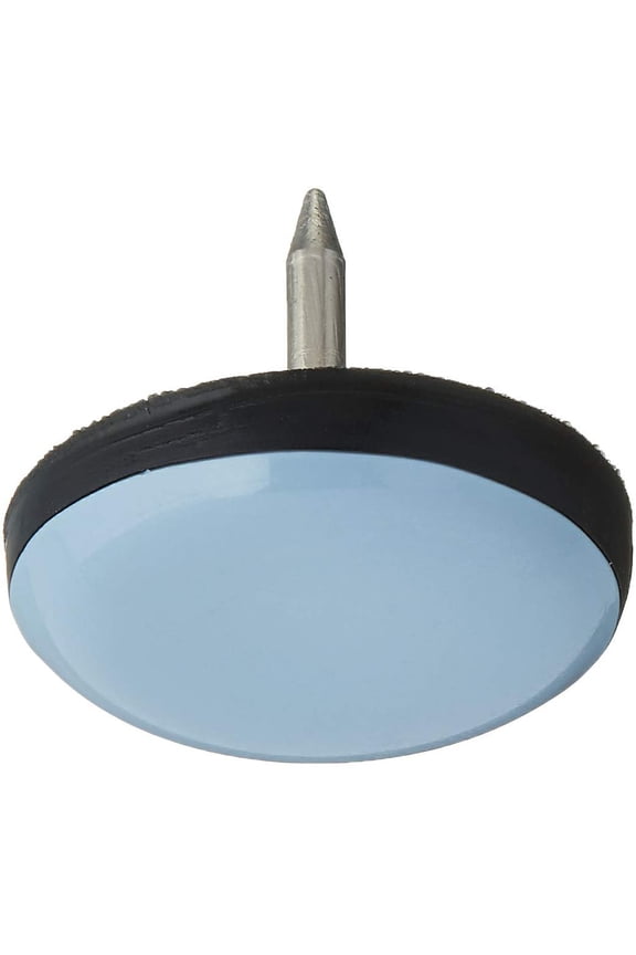 Furniture Glide Round Nail On - 7/8 In, White - 8 Count