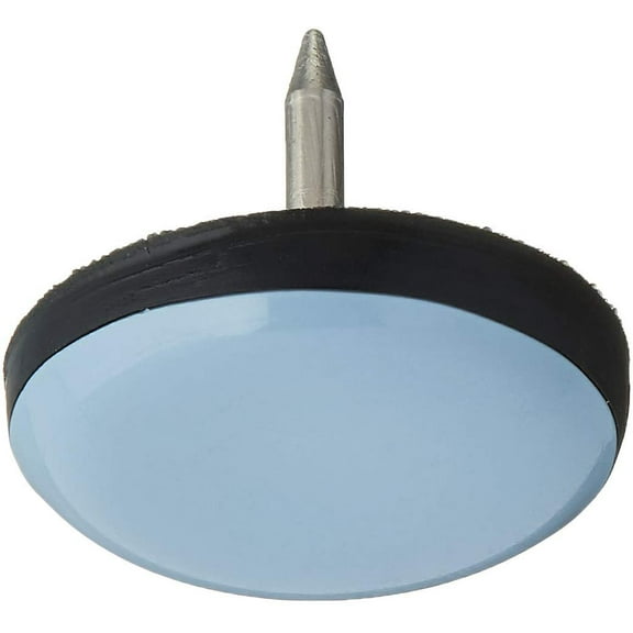 Magic Sliders Furniture Glide Round Nail On - 7/8 In, White - 8 Count