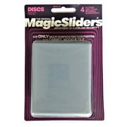 4-pack Magic Sliders Reusable Sliding Disc - Furniture Slider, Gray - 4 Pack, 4 x 3   Residential Use, Standard Application