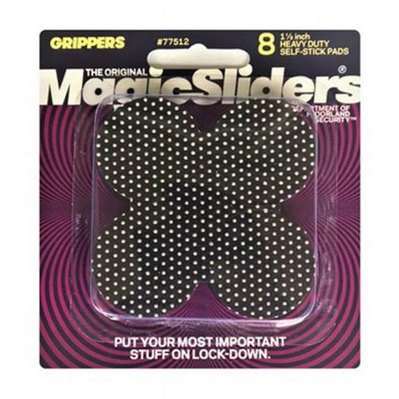 Magic Sliders 236839 1.50 in. Magic Gripper Sliders - Pack of 8