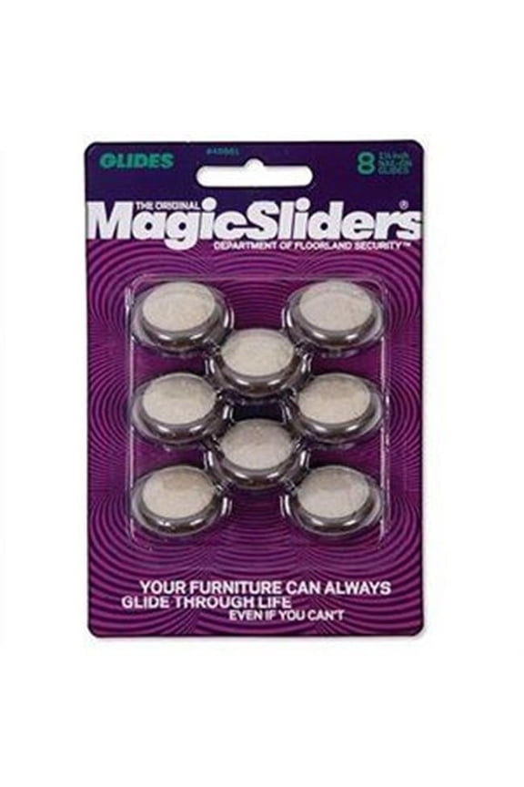 260163 1.25 in. Carpet Based Nail on Glide for Straight Wooden Legs Pack of 6