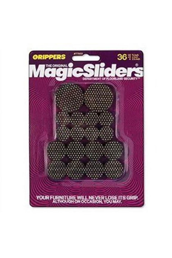 Gripper Black Furniture Pad Value Pack (36-Piece) 77933