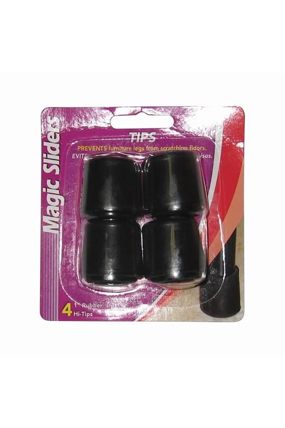 1 In. Hi-Tip Rubber Furniture Leg Tip (4-Pack) 97484