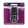 thumbnail image 1 of Magic Sliders 5954185 Rubber Round Leg Tip, Black - 1.25 in. - Pack of 2, 1 of 2