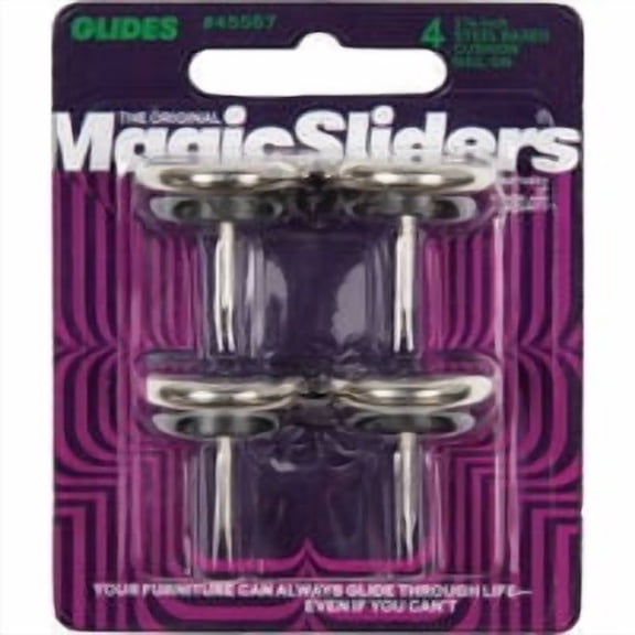 Magic Sliders Nail-On Furniture Glide - Pack of 6 Case Quantity Pack