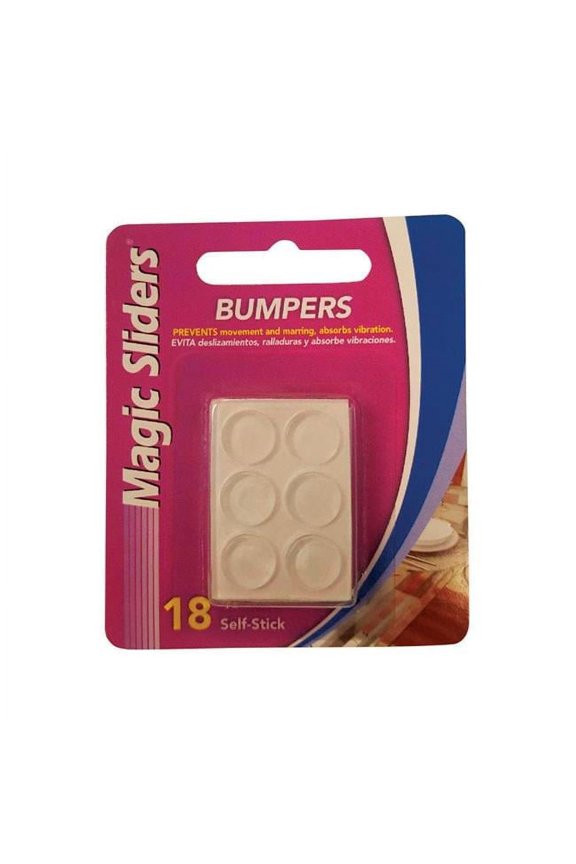 18Pc 1/2" Clear Bumper