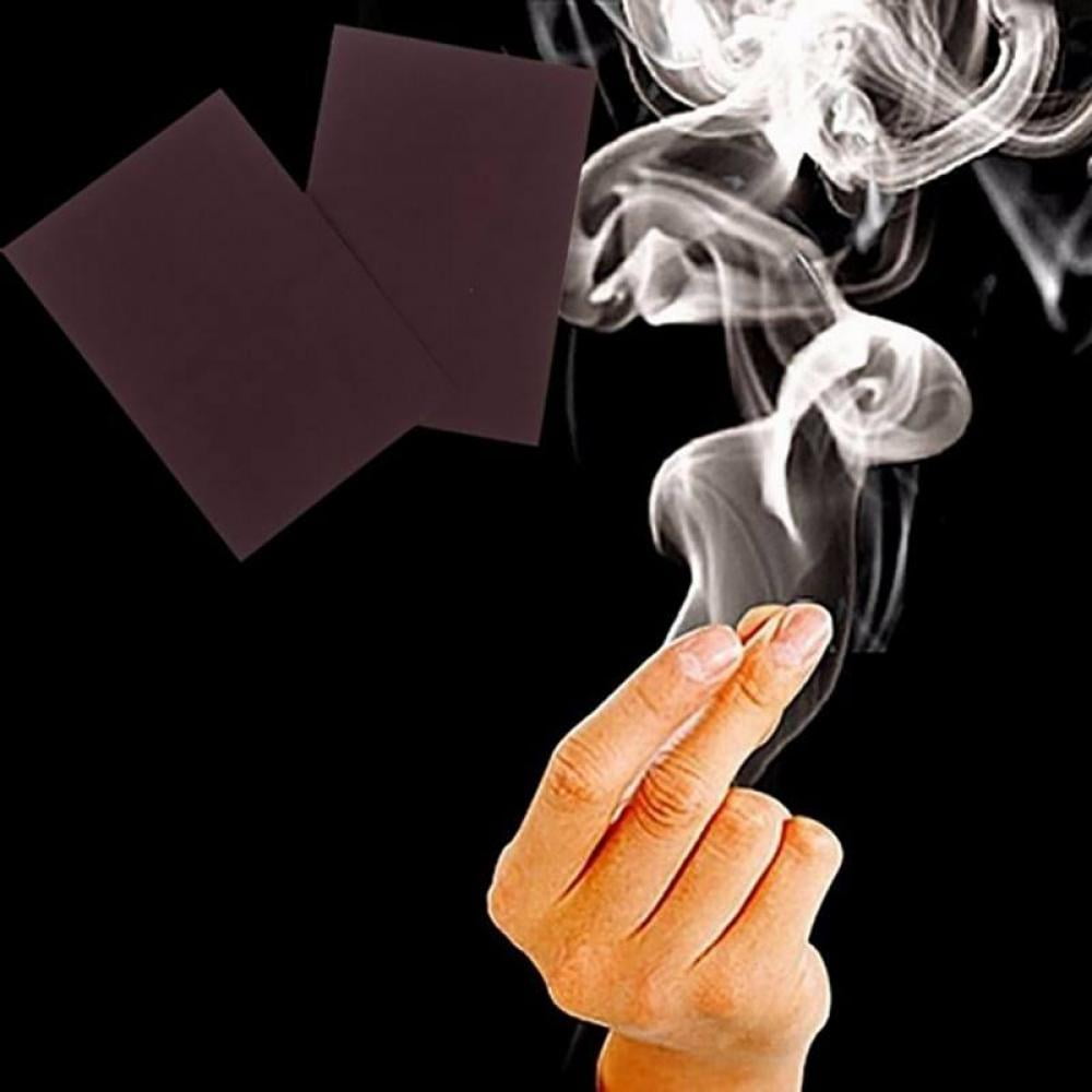 Zauber-Rauchpapiere - Magischer Rauch Steigt Von Fingerspitzen Auf! 10 Stück Magic Smoke Papers Für Verblüffende Tricks