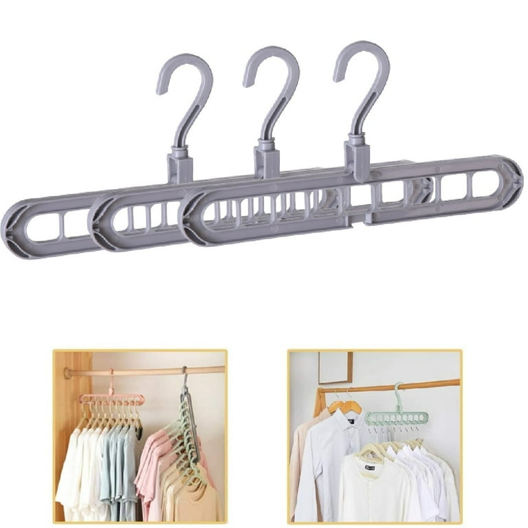 Magic Space Saving Clothes Hangers Standard Hangers with 9 Holes