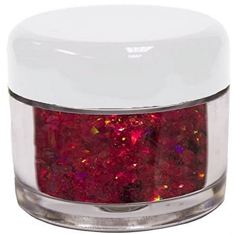 Magic Sparkles Edible Glitter with Natural Color, 3 Grams Garnet