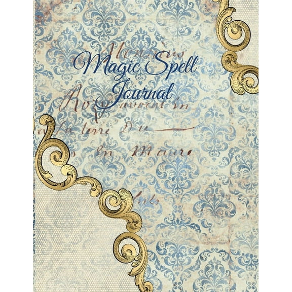 Magic Spell Journal: New Moon & Full Moon Intentions Journaling Notebook - Grimoire Spell Book For Witchery & Magic - 8.5 x 11, 4 Months, Magick Candles Print Cover (Paperback)