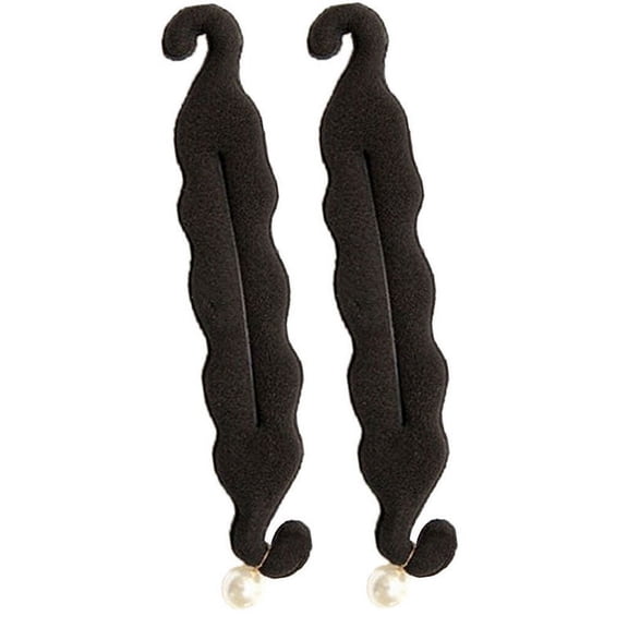 Magic Sponge Clip Foam Donut Hair Styling Bun Maker Curler Tool Ring Twist AL
