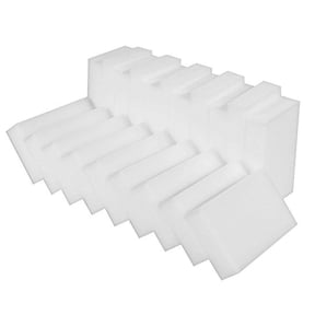 Magic Sponge Eraser, 100 Pack Multi-Use Sponge Sheets Foam in Bulk, Kitchen Dish Cleaning Sponge Pads, White Nano Scrub Non-Scratch Sponge Cleaner for Household, Bathroom, Wall(White,3.9x2.3")