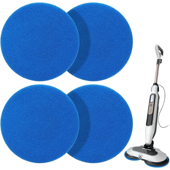 Magic Sponge Eraser Pads for Shark Steamer S7001 s7020 s7000amz s7000 s7001tgt s7201 s8201 S7005 s8001 Series Rotating Steam Scrubber,Scrub Sanitize at The Same,Round Scrubbing Mop Replacement Pad