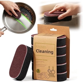 Magic Sponges Cleaning Eraser, Heavy-Duty Melamine Sponge Foam Pads, Multi-Functional Household Cleaning Kitchen Dish Sponge for Furniture, Bathroom, Bathtub,Sink,Floor,Baseboard,Wall Cleaner (10PCS)