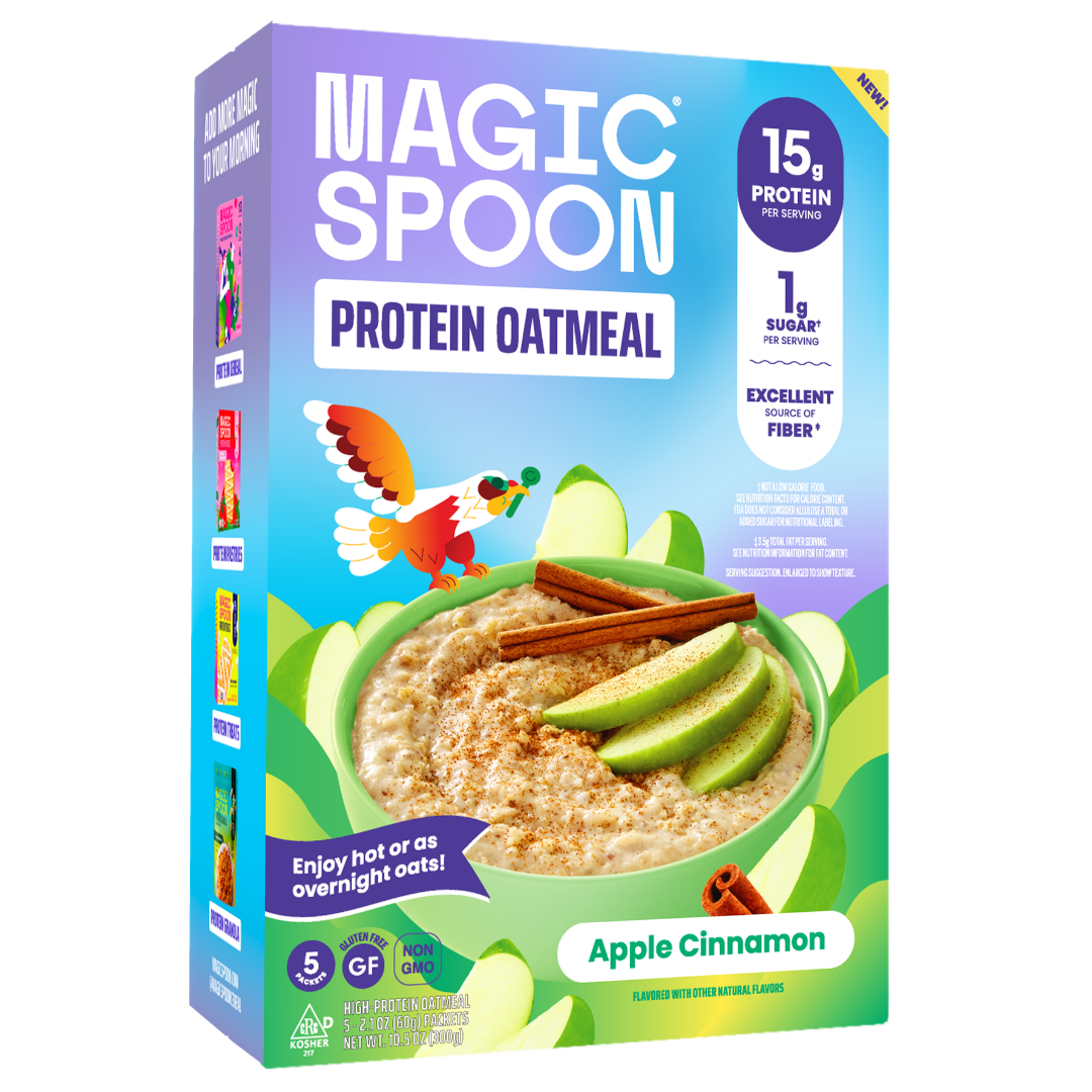 Magic Spoon Apple Cinnamon Oatmeal 5 CT 10.5oz Box