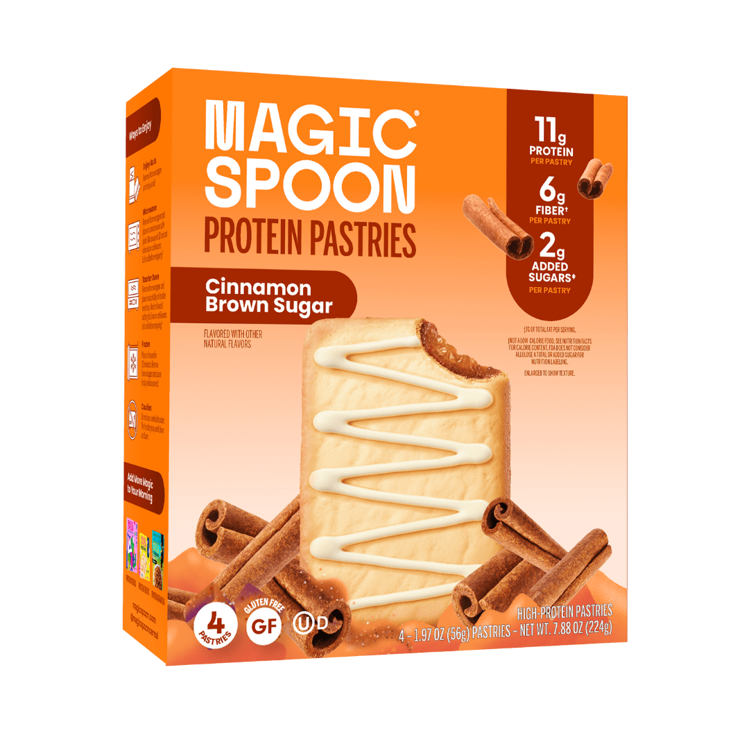 Magic Spoon Cinnamon Brown Sugar Protein Pastries 4ct 7.9oz box ...
