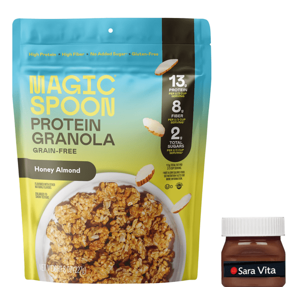 Magic Spoon Grain-Free Honey Almond Protein Granola Bag, 8 oz