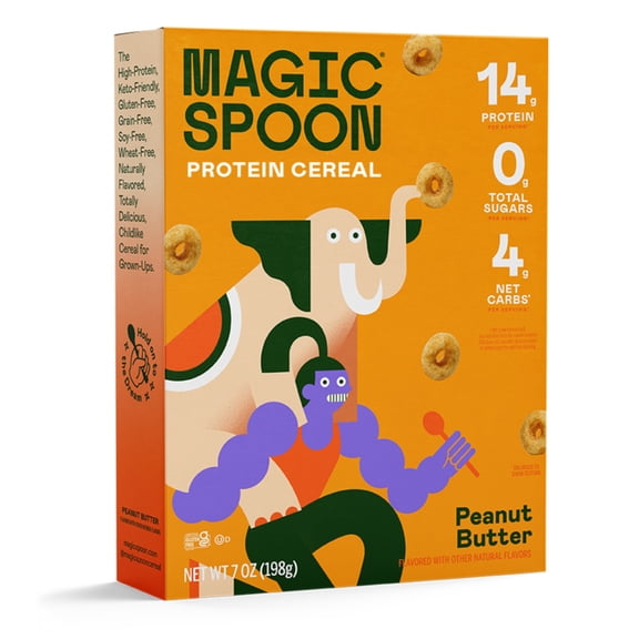 Magic Spoon Peanut Butter Protein Cereal, 7 oz