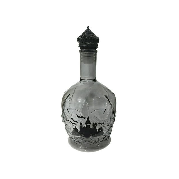 Magic Style Bottle, Gothic Vampire Decanter, Halloween Bar Decor, Dark Fantasy Elixir Bottle for and , Spooky Drinkware Gift for Collectors (A)