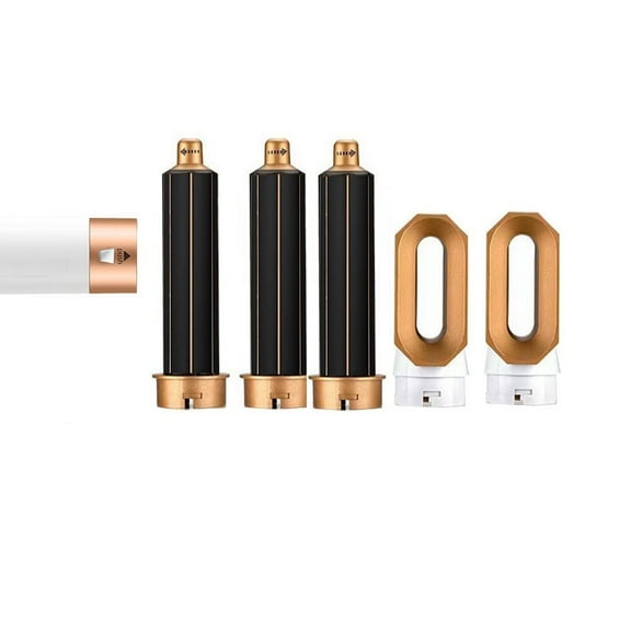 Magic Styler, Airbrush 5 in 1 Hair StylerMulti Detachable Blow Fast Dryer Hot Air Brush StylerCurls Multi Styler, New Mini Curling Iron, Electric Hair Brush Styler (White)