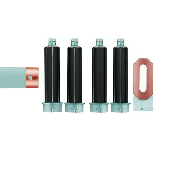 Magic Styler, Airbrush 5 in 1 Hair StylerMulti Detachable Blow Fast Dryer Hot Air Brush StylerCurls Multi Styler, New Mini Curling Iron, Electric Hair Brush Styler (Blue)