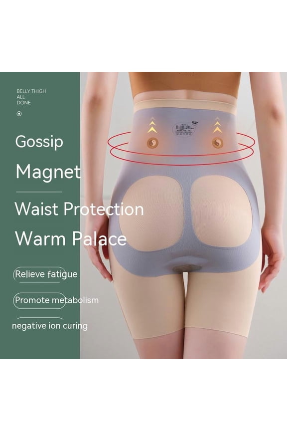 Magic Suspension Waist Girdling Belly Contraction Safety Pants High Waist Boxer Hip Lift Leggings 1773656642690353