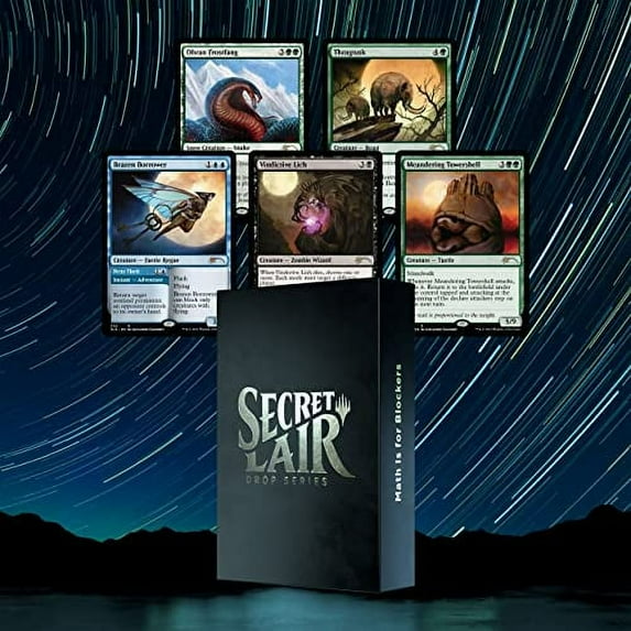 Magic TCG Magic: The Gathering Secret Lair: MTG Math is for Blockers