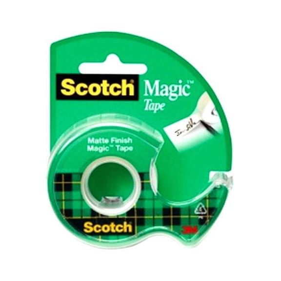Magic Tape In Handheld Dispenser, 1" Core, 0.5" X 37.5 Ft, Clear | Bundle of 5 Rolls