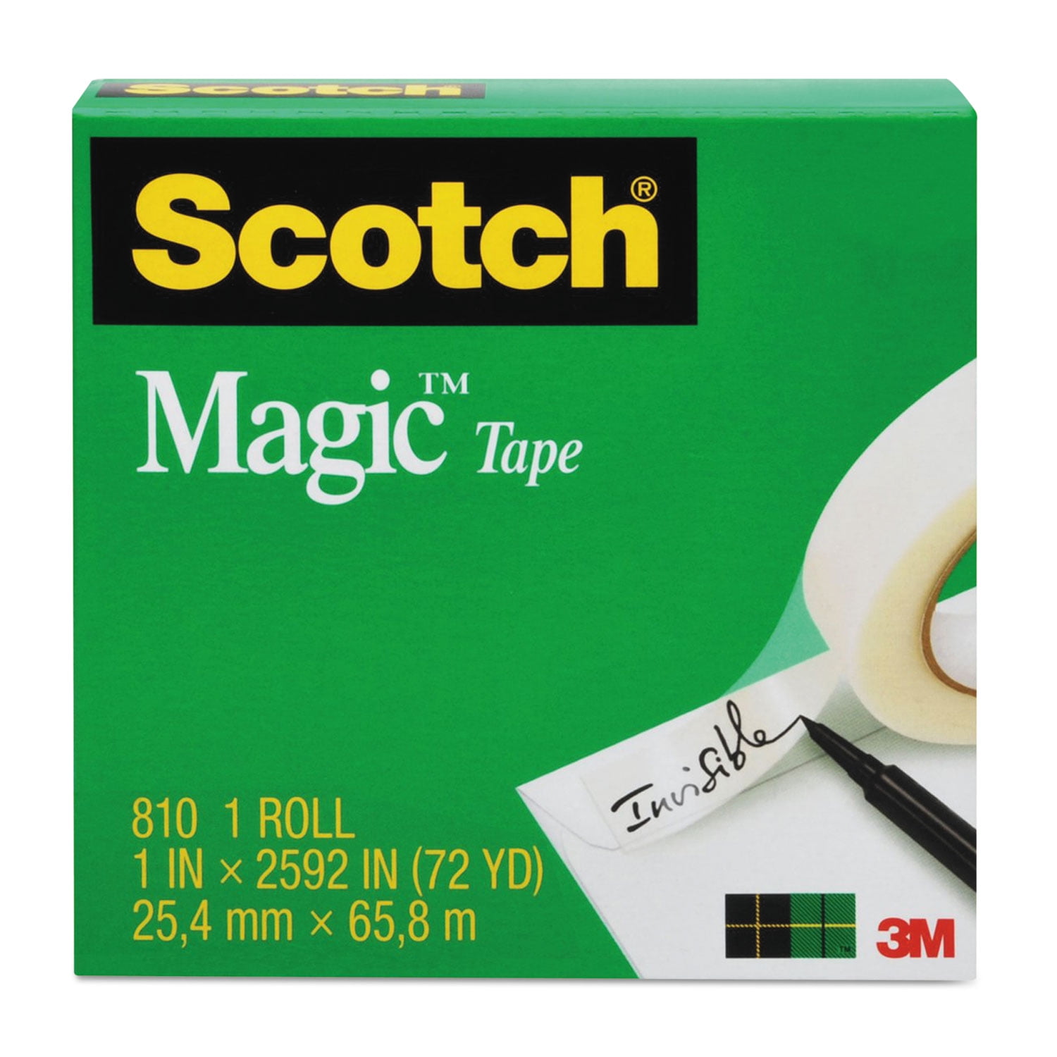 Magic Tape Refill, 1" Core, 1" X 36 Yds, Clear | Bundle of 5 Rolls