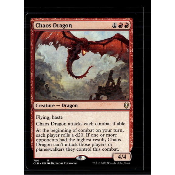 Magic: The Gathering 2022 Battle for Baldur's Gate Chaos Dragon
