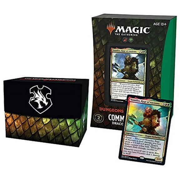 Magic: The Gathering Adventures in The Forgotten Realms Commander Deck  Draconic Rage (Red-Green)