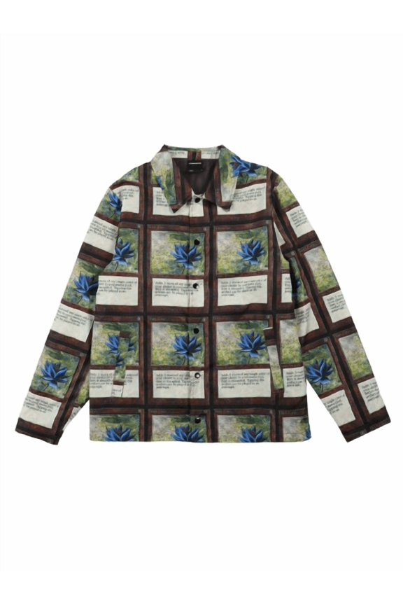 Magic The Gathering Black Lotus Card All-Over Print Adult Long Sleeve Coaches Jacket-Small