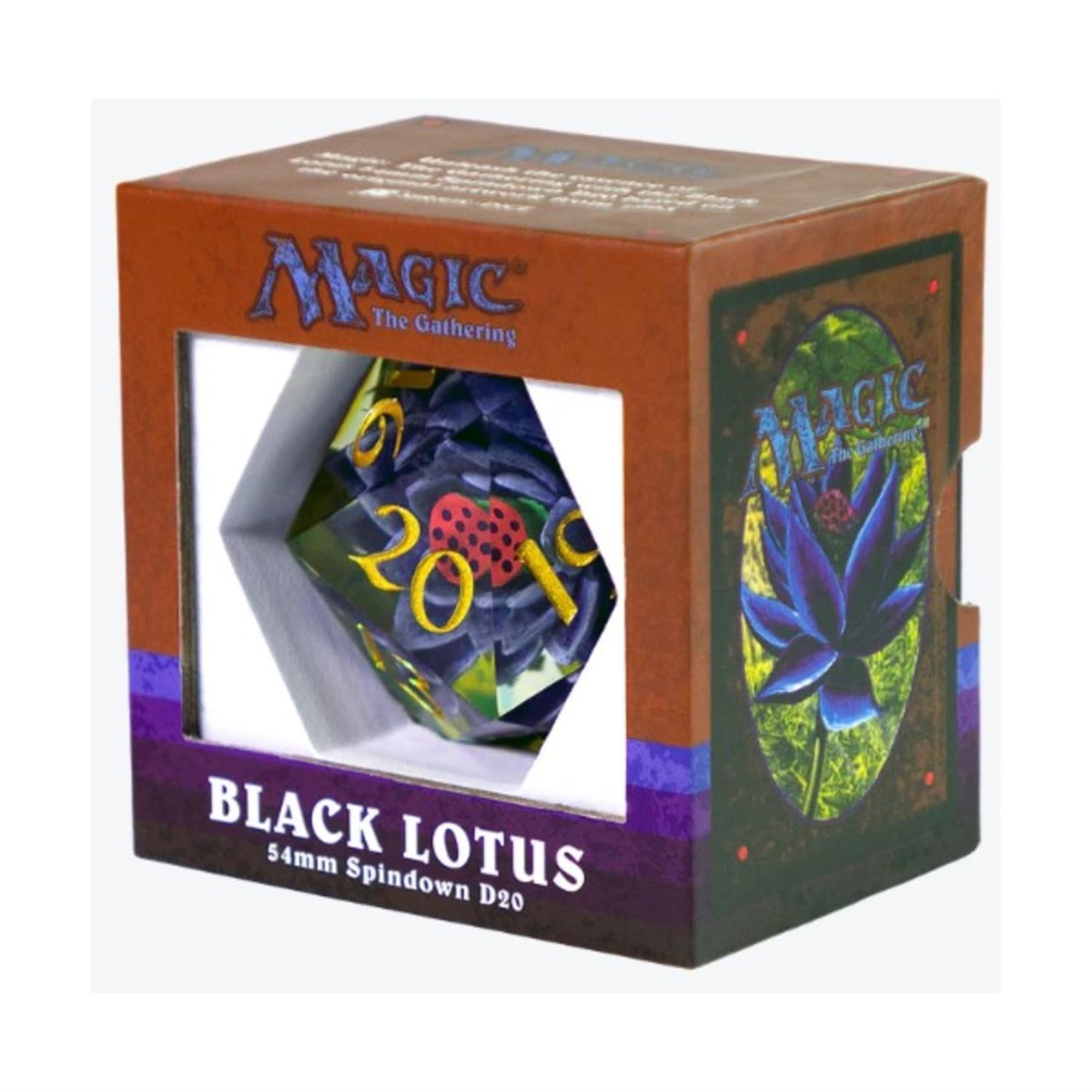 【２個セット】MTG Black Lotus Spindown 54mmDice Magic: The Gathering Black Lotus Spindown 54mm D20 Dice