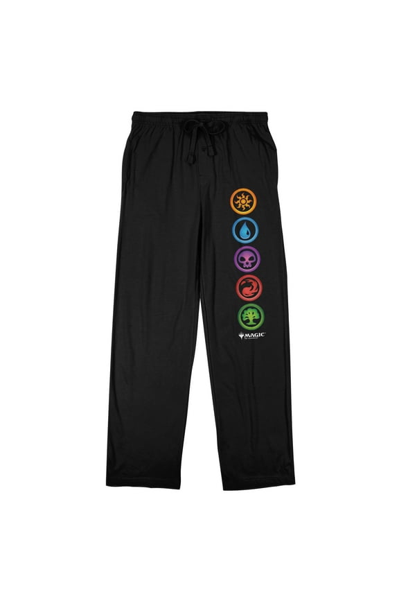 Magic The Gathering Black Sleep Pajama Pants - Medium