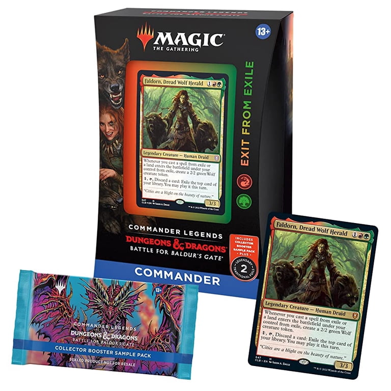 mtg commander legends battle for baldur's gate collector booster box Magic: The Gathering Legends: Bundle 25% of the time Commander Legends: Battle for Baldur's