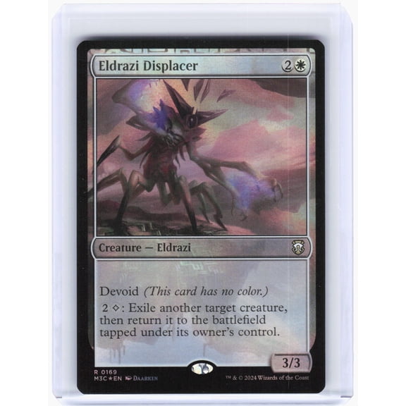 Magic: The Gathering Commander: Modern Horizons 3 Eldrazi Displacer Ripple Foil Rare Trading Card #169