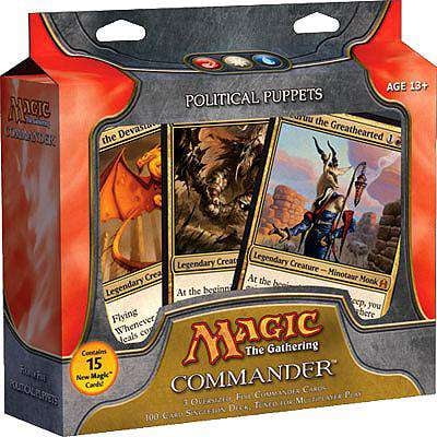 Magic The Gathering Commander Political Puppets EDH Deck
