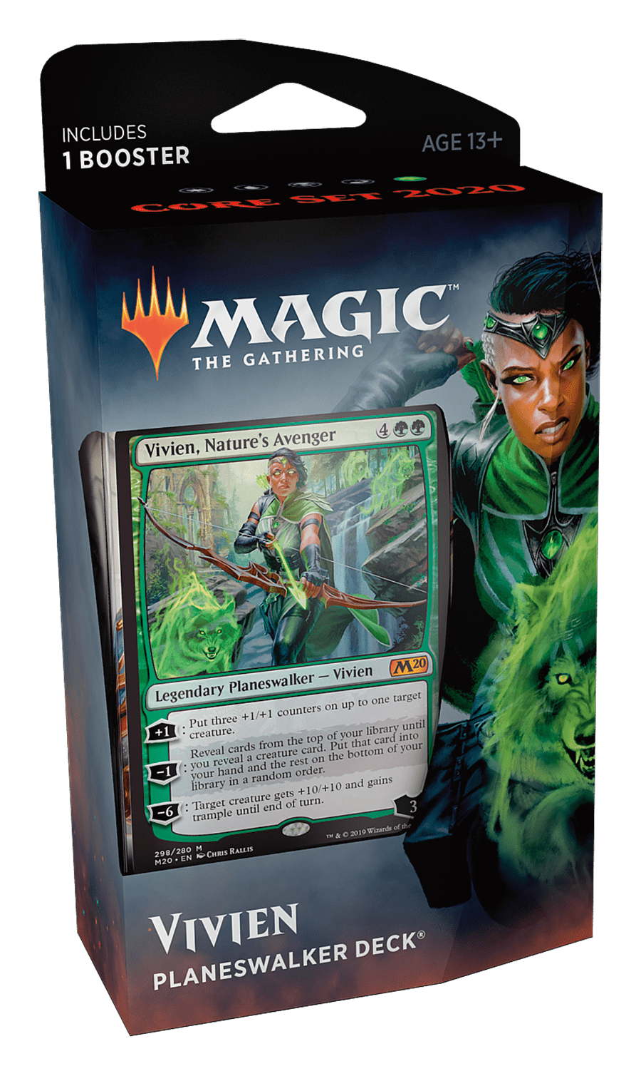 Magic The Gathering Core Set 2020 Planeswalker Deck Vivien (Green