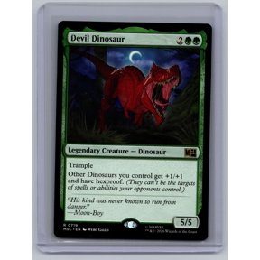 Magic The Gathering Devil Dinosaur 0719 English Near Mint Or Better Trading Card