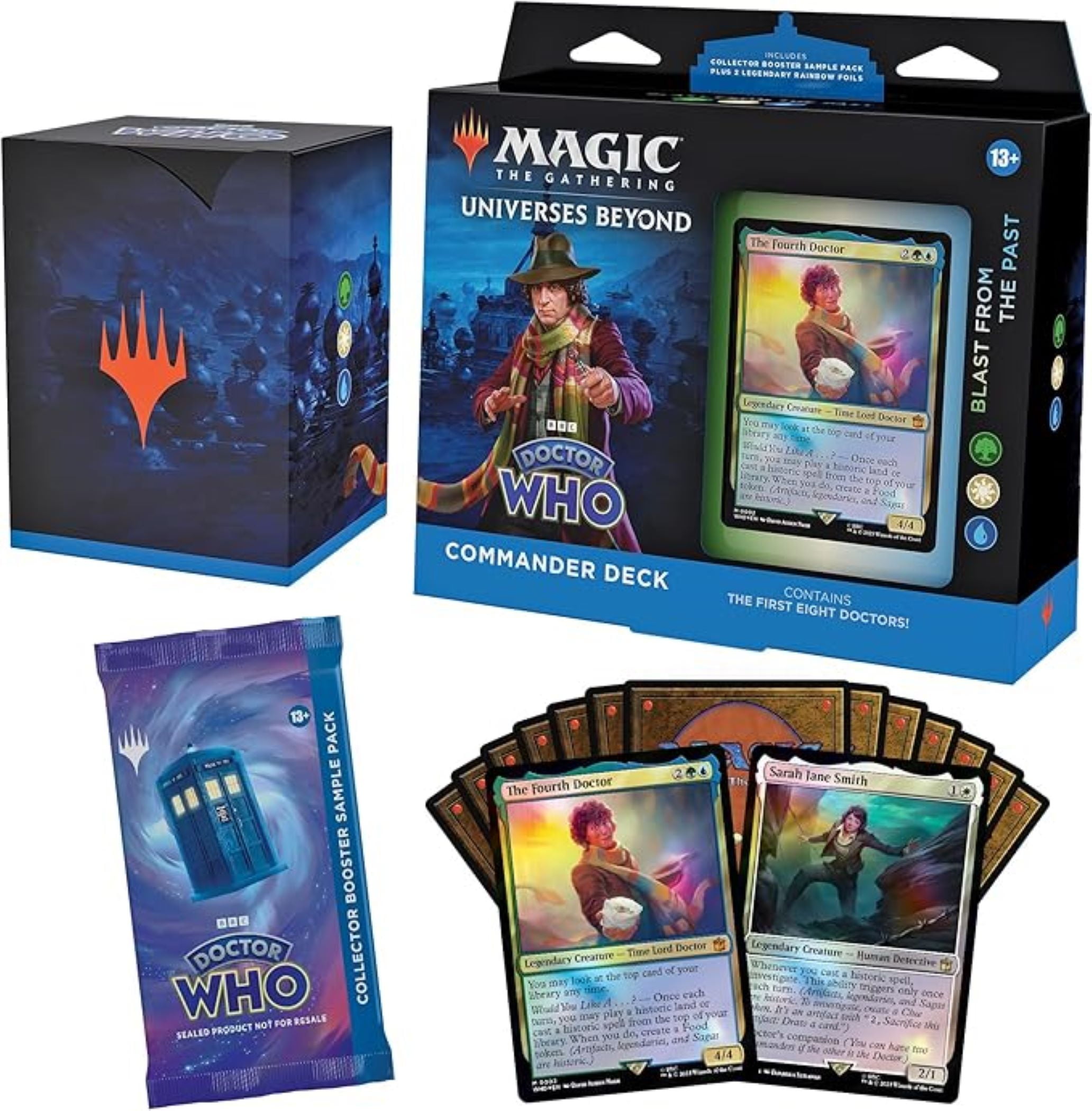 Magic: The Gathering Doctor Who Commander Deck - Blast from The Past 98 Cards