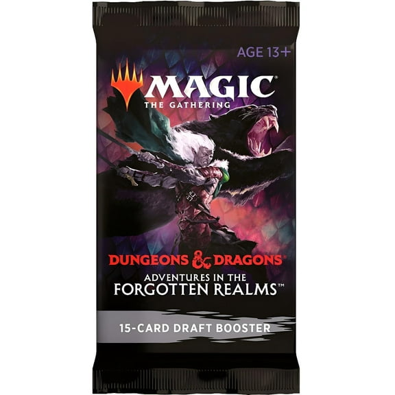 Magic: The Gathering Adventures in the Forgotten Realms Draft Booster Pack - 15 Cards